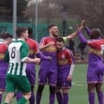 Tons celebrate goal against Wilberforce Wanderers