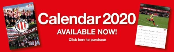 Just in time for the new year: Clapton CFC 2020 calendar featuring photos by Max Reeves, Nick Davidson and Garry Strutt.
