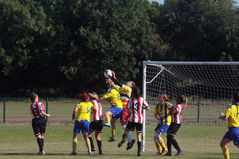 Polly Adams claims cross vs Regents Park Rangers