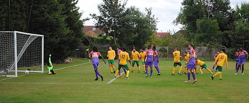 Goal against Indian Gymkhana