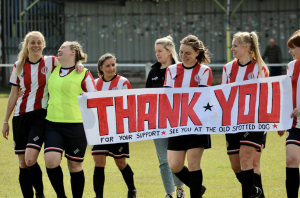 Thank You Banner after DHFC game